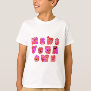Make Your Own hearts T-Shirt