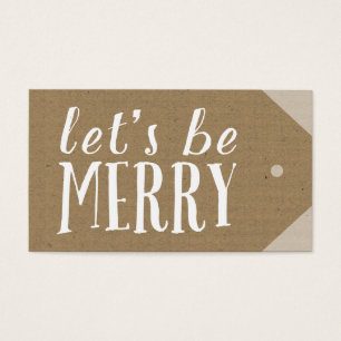 Make Your Own Holiday Tag