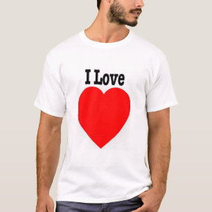 Make your own I Love (Heart) Design T-Shirt