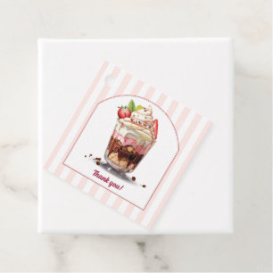 Make Your Own Ice Cream Sundae Birthday Party Favour Tags