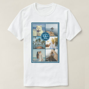 Make Your Own Instagram Grid Summer Photo Collage T-Shirt