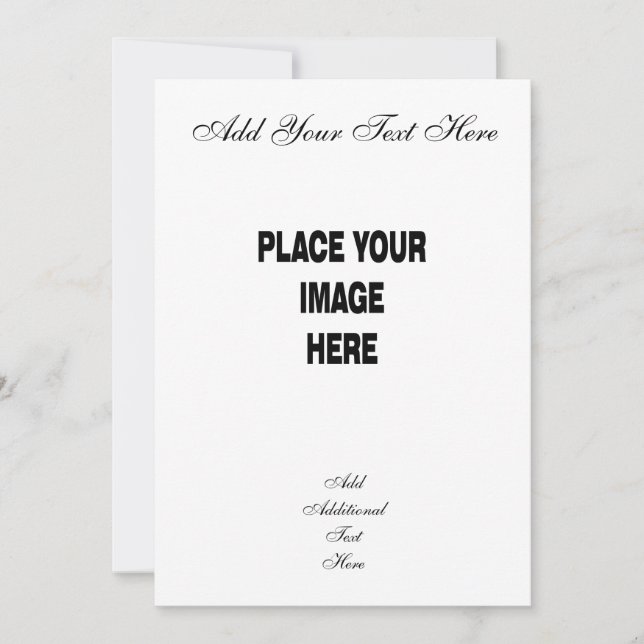 Make Your Own Invitations (Front)