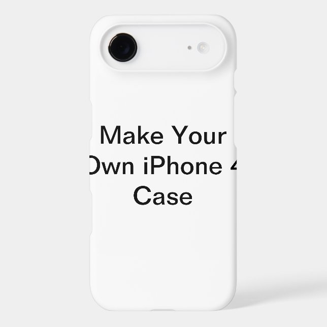 Make Your Own iPhone 4 Case (Back)