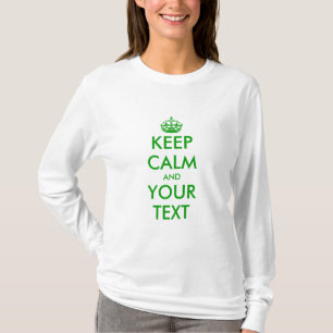 Make your own keep calm and carry on apparel T-Shirt