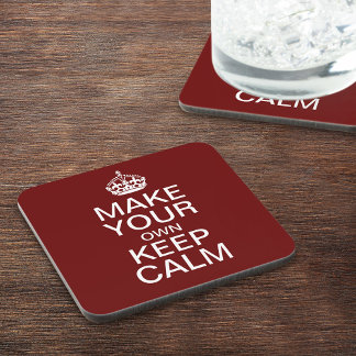 Make Your Own Keep Calm and Carry On Coasters
