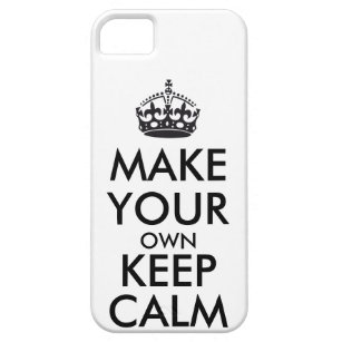 Make your own keep calm - black  barely there iPhone 5 case