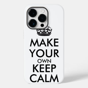 Make your own keep calm - black  Case-Mate iPhone 14 pro case