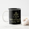 Make your own Keep calm coffee mug | faux gold