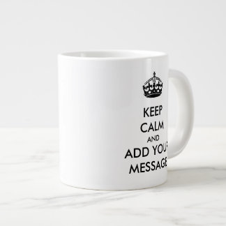 Make Your Own Keep Calm Jumbo Mug