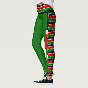 Make your Own Kenya National Flag Colours tights
