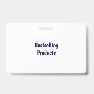 Make Your Own Landscape PVC Plastic Badge ID Badge