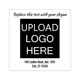 Make Your Own Logo Stamp Tagline Slogan Address
