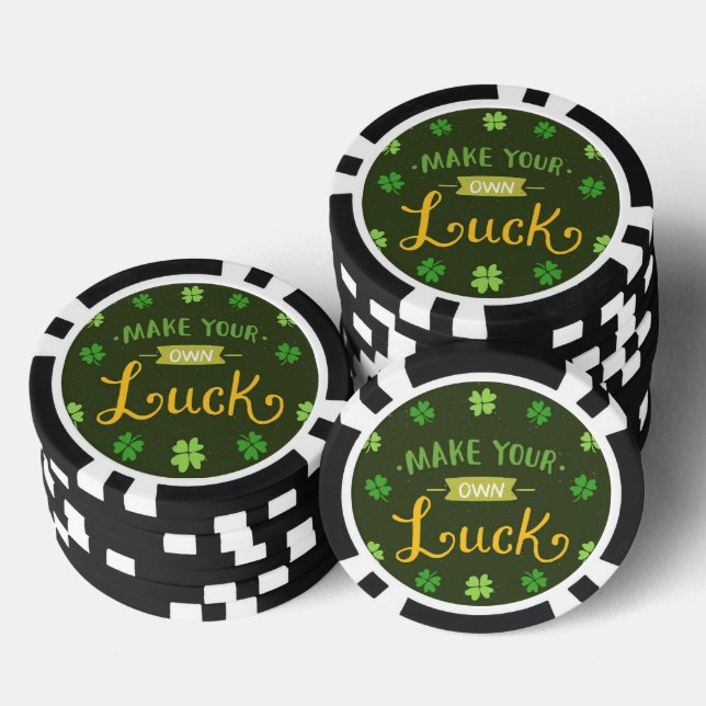 Make Your Own Luck Poker Chip (Stack)