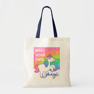Make Your Own Magic   Cute Unicorn Tote Bag