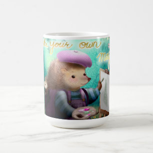 Make your Own Magic Hedgehog, Porcupine Coffee Mug