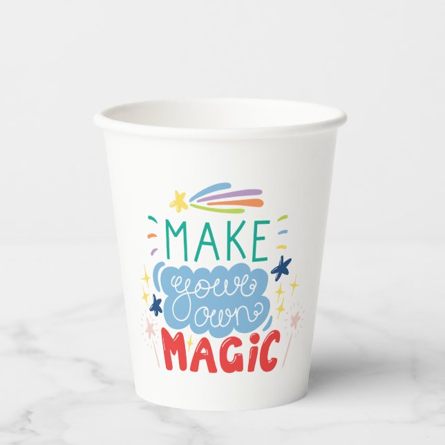 Make Your Own Magic Paper Cups (Front)
