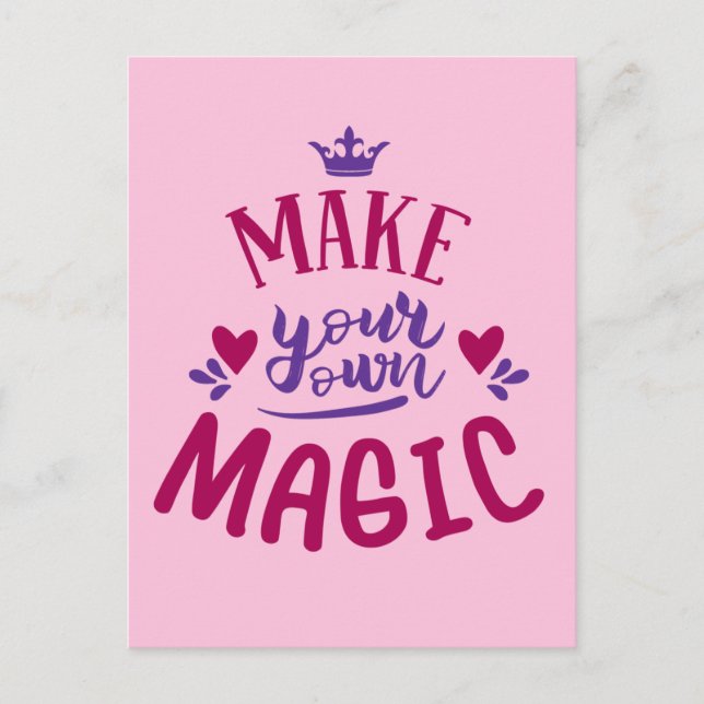 Make Your Own Magic Postcard (Front)