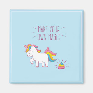 Make Your Own Magic Unicorn Poop Magnet