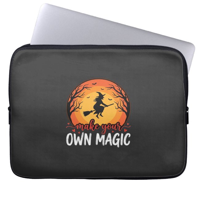 Make Your Own Magic Witch Halloween Design_1 Laptop Sleeve (Front)