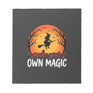 Make Your Own Magic Witch Halloween Design_1 Notepad