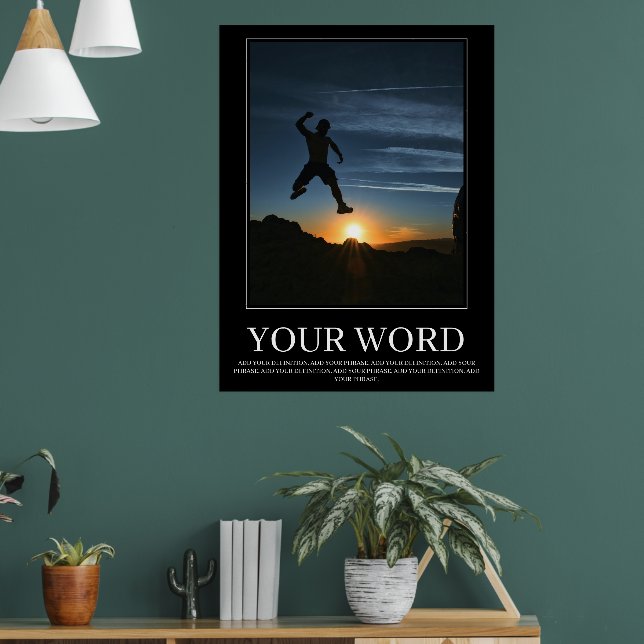 Make Your Own Motivational Poster success hike (Living Room 1)