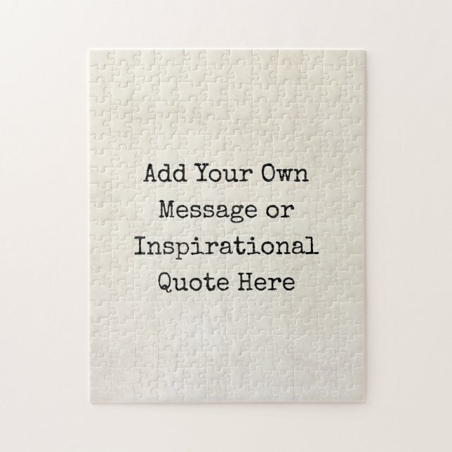 Make Your Own Motivational Quotes, Names, Lyrics Jigsaw Puzzle (Vertical)