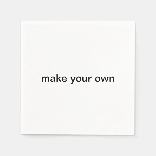 Make your own paper napkins (Front)