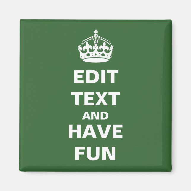 Make your own parody magnet! magnet (Front)