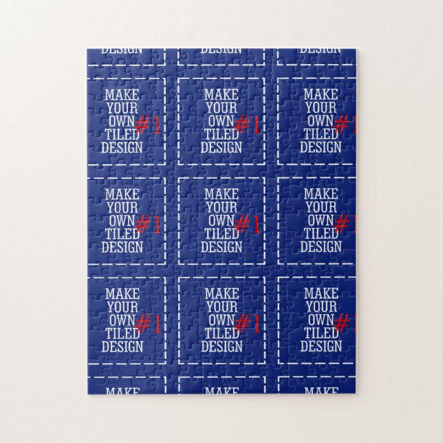 Make Your Own Pattern Easily in One Step Have Fun! Jigsaw Puzzle (Vertical)