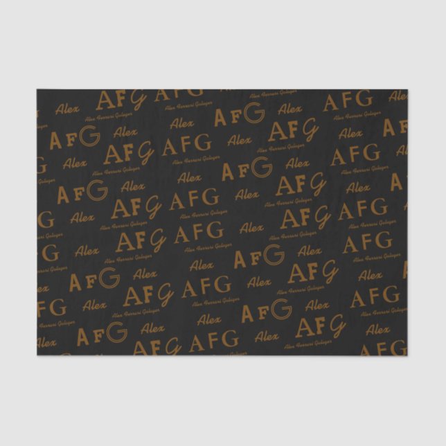 make your own personalised and classy tissue paper (Front)