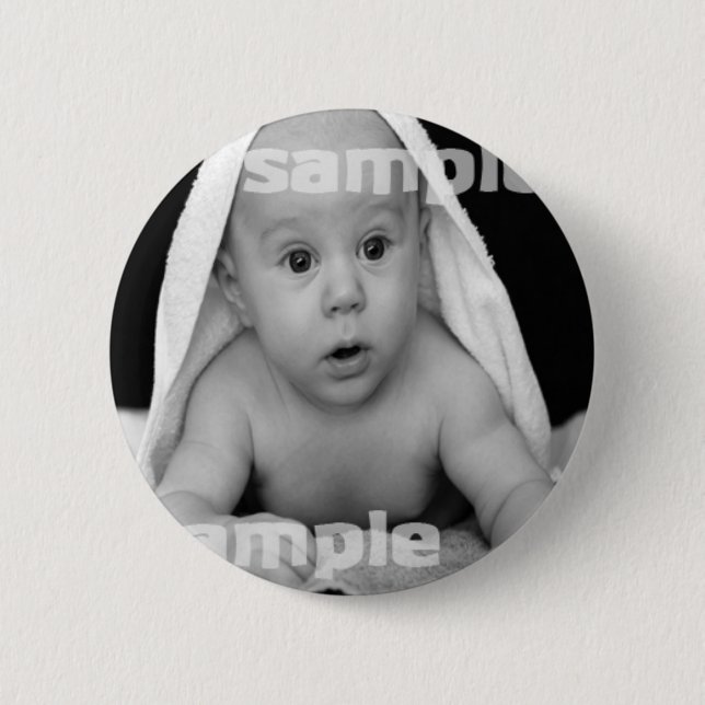 Make Your Own Personalised Custom 6 Cm Round Badge (Front)