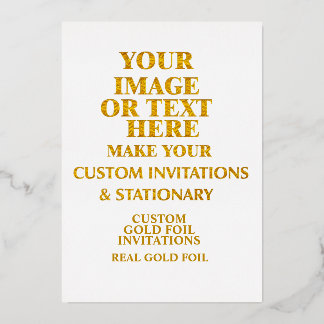 Make Your Own Personalised Custom Gold