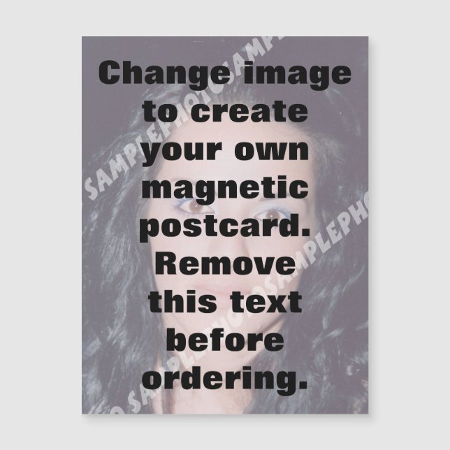 Make your own personalised photo (Front)