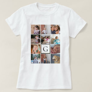 Make your own personalised photo collage template T-Shirt
