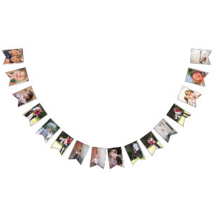 Make your own personalised photo template bunting