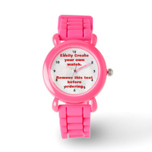 Make your own personalised photo watch