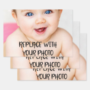 Make Your Own Personalised Template Wrapping Paper Sheet