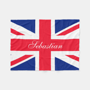 Make Your Own Personalised UK Flag Fleece Blanket