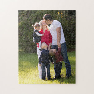 Make your own personalised with family photo jigsaw puzzle