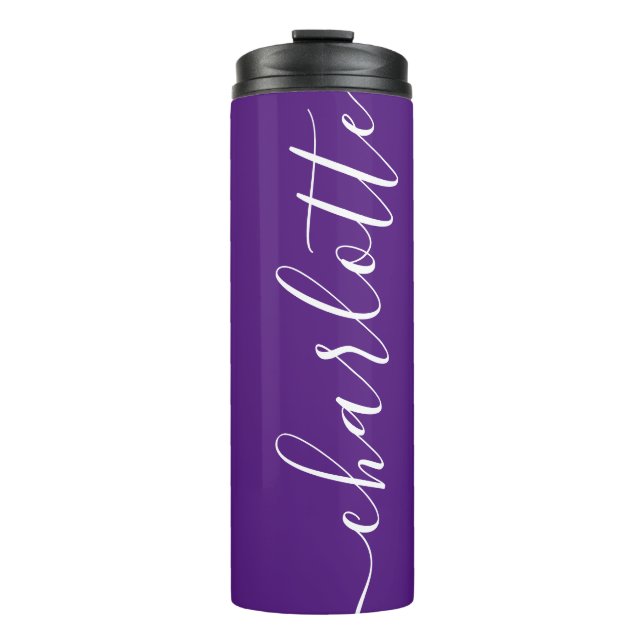 Make your own personalized name thermal tumbler (Front)