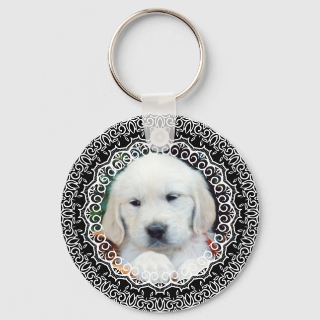 Make Your Own Pet Puppy Doggy Keychain (Front)