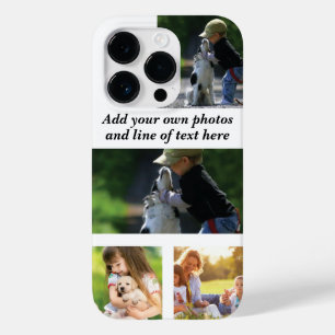 Make your own photo collage and text  Case-Mate iPhone 14 pro case