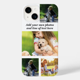 Make your own photo collage and text  Case-Mate iPhone 14 case