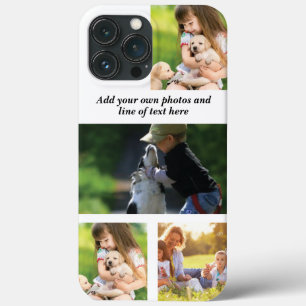 Make your own photo collage and text  iPhone 13 pro max case