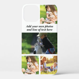 Make your own photo collage and text  iPhone 12 case