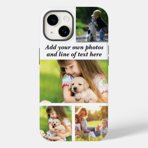 Make your own photo collage and text Case-Mate iPhone 14 case