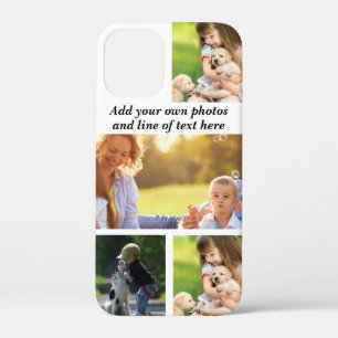 Make your own photo collage and text  iPhone 12 mini case