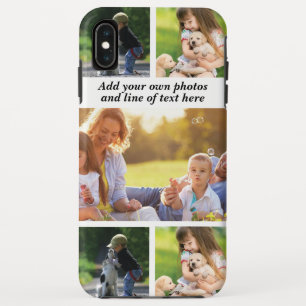 Make your own photo collage and text  iPhone XS max case