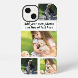 Make your own photo collage and text iPhone 13 case