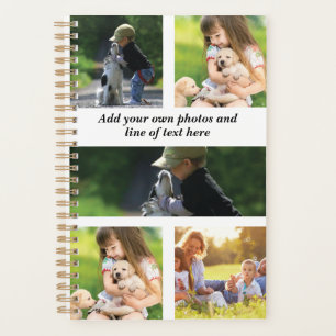 Make your own photo collage and text  planner